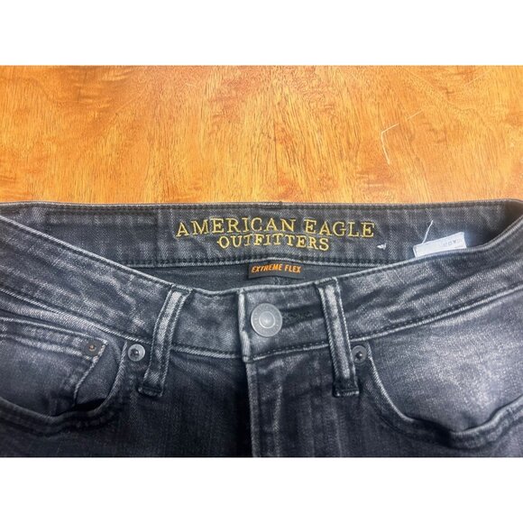 American Eagle Men's 28x32 360 Extreme Flex Slim Fit Denim Blue Jeans - Picture 8 of 8